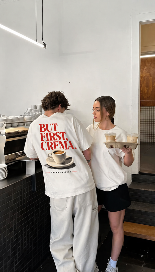 But first Crema Oversized Shirt