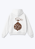 Crema Culture Oversized Hoodie - White Back (Designed)