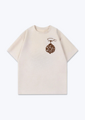 Crema Culture Oversized Shirt - Beige Front (Designed)
