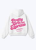 Pretty Girls Love Espresso Oversized Hoodie - White Back (Designed)