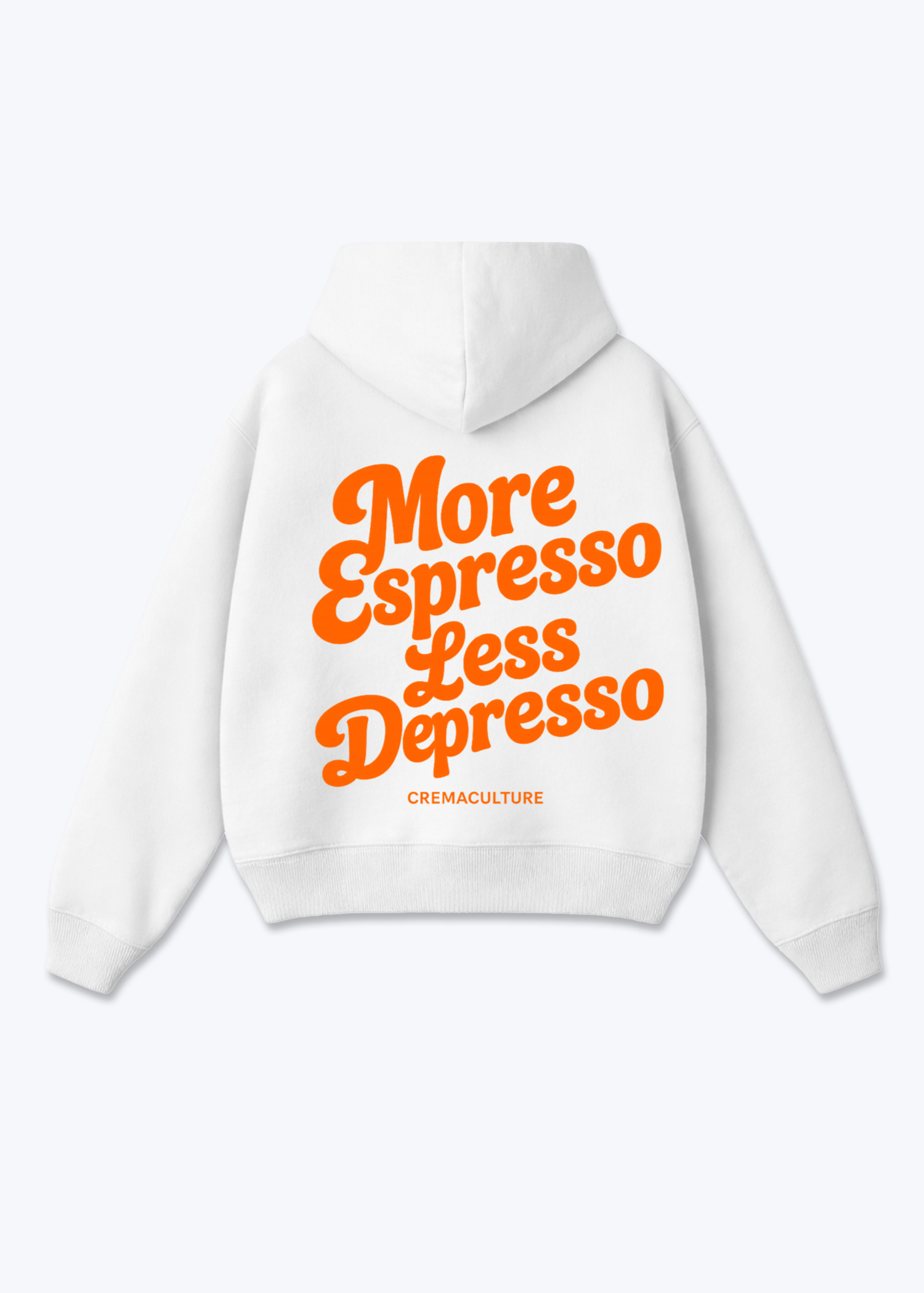 More Espresso Less Despresso Oversized Hoodie - White Back (Designed)